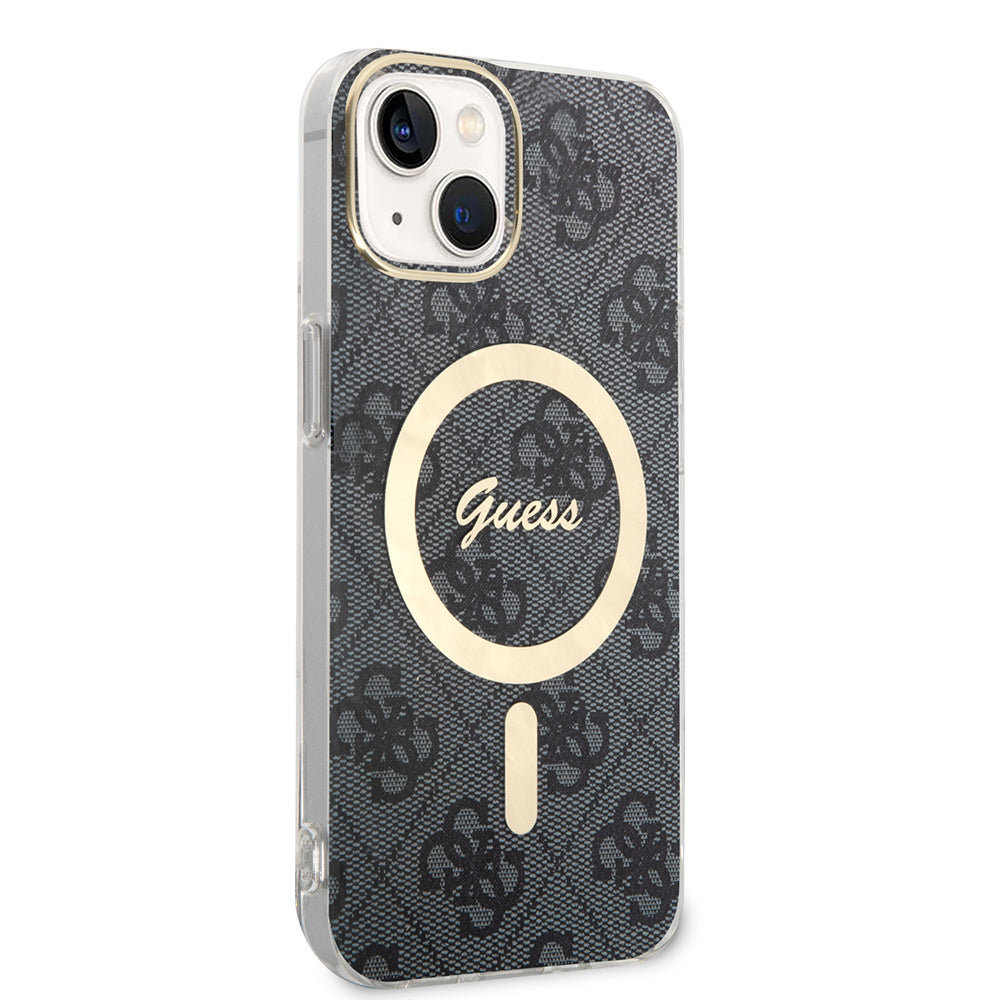 MagSafe tok Apple iPhone 15 Plus-hoz, Guess, IML 4G, Fekete