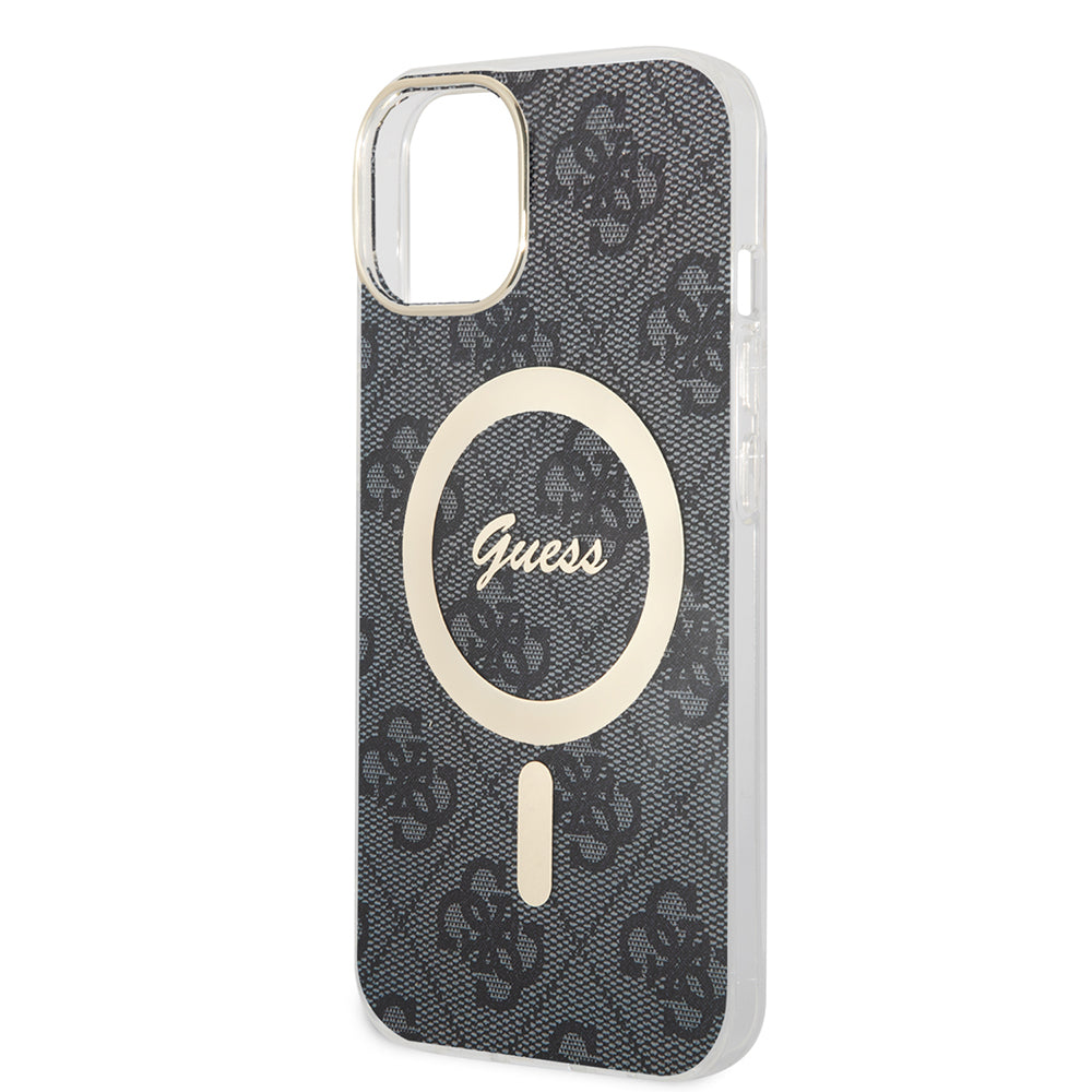 MagSafe tok Apple iPhone 15 Plus-hoz, Guess, IML 4G, Fekete