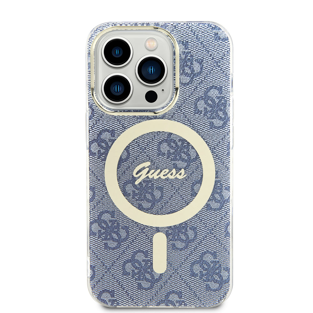 MagSafe tok Apple iPhone 15 Pro-hoz, Guess, IML 4G, Kék