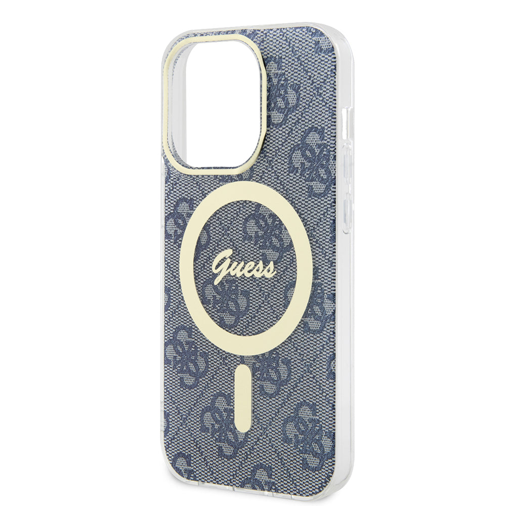 MagSafe tok Apple iPhone 15 Pro-hoz, Guess, IML 4G, Kék