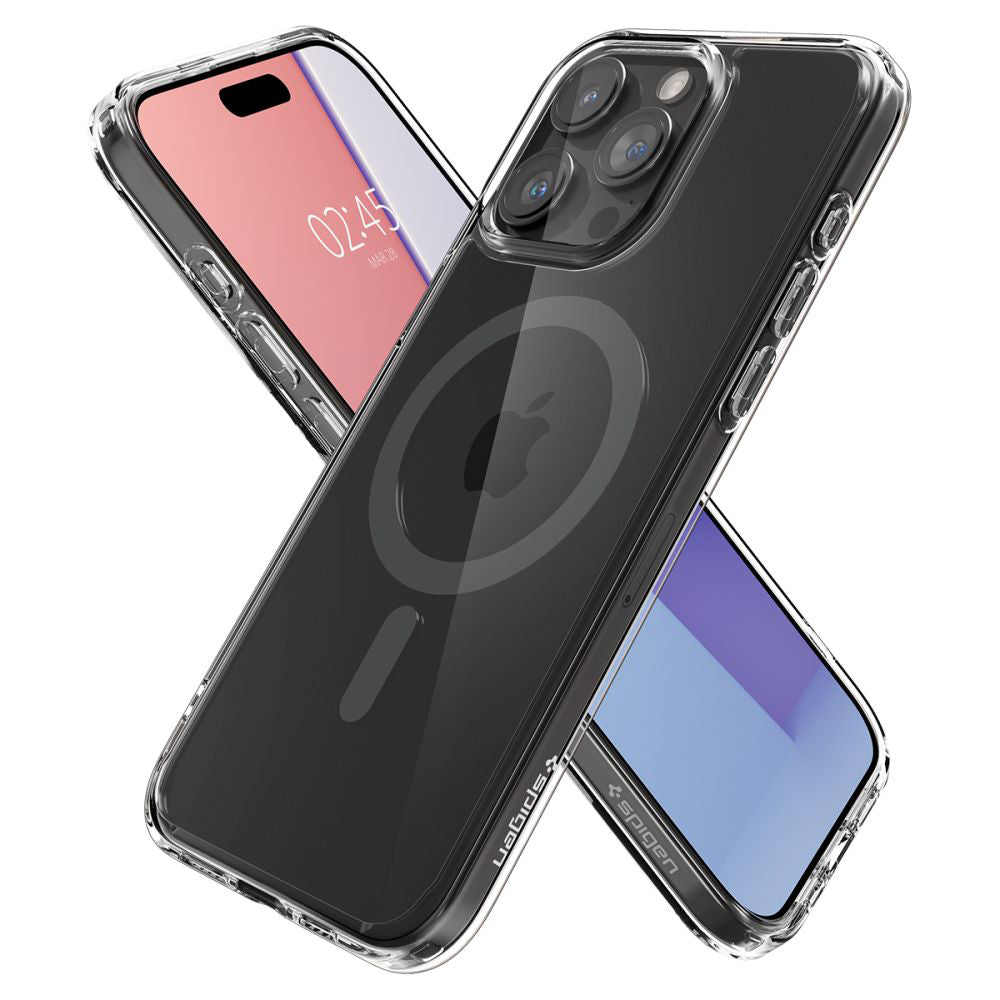 MagSafe Case for Apple iPhone 15 Pro Max, Spigen, Ultra Hybrid, Black ACS06577
