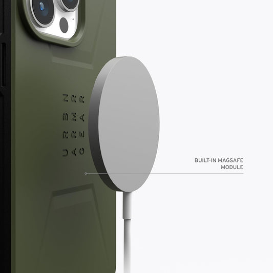 MagSafe tok Apple iPhone 15 Pro-hoz, Urban Armor Gear, Civilian, Zöld