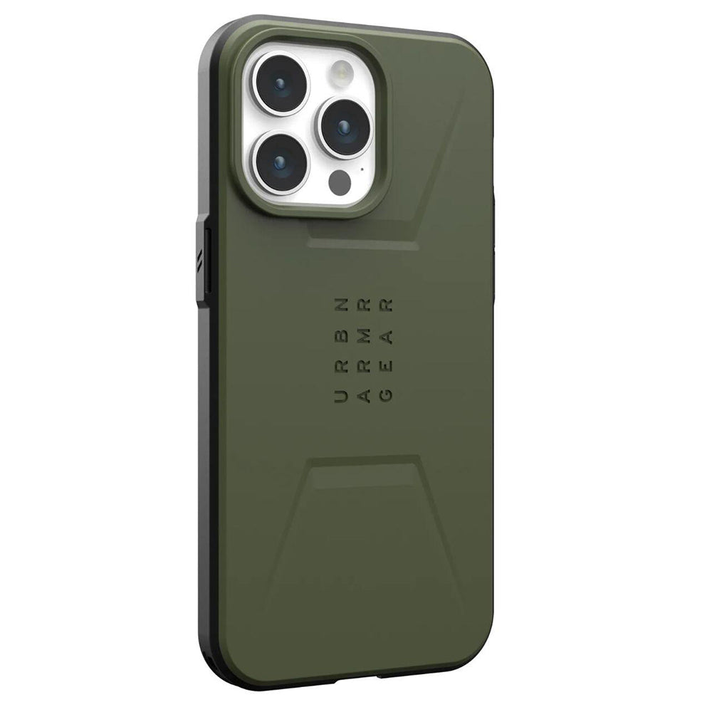 MagSafe Case for Apple iPhone 15 Pro, Urban Armor Gear, Civilian, Green