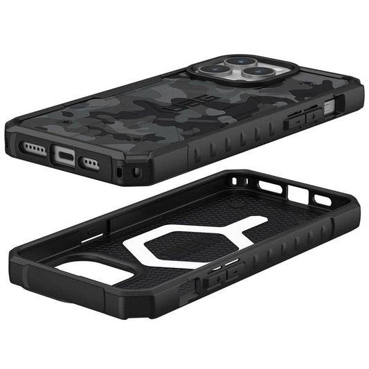 MagSafe tok Apple iPhone 15 Pro-hoz, Urban Armor Gear, Pathfinder SE Midnight Camo, Álcázás
