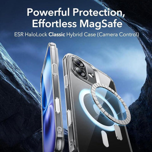 MagSafe tok Apple iPhone 16-hoz, ESR, Classic Hybrid Slide, Átlátszó