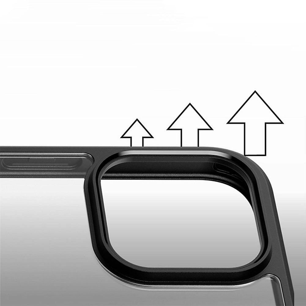 MagSafe tok Apple iPhone 16-hoz, PanzerGlass, Frame, Fekete Átlátszó