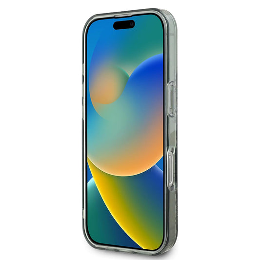 MagSafe tok Apple iPhone 16 Pro-hoz, Guess, IML Flower & Tonal Circle, Zöld