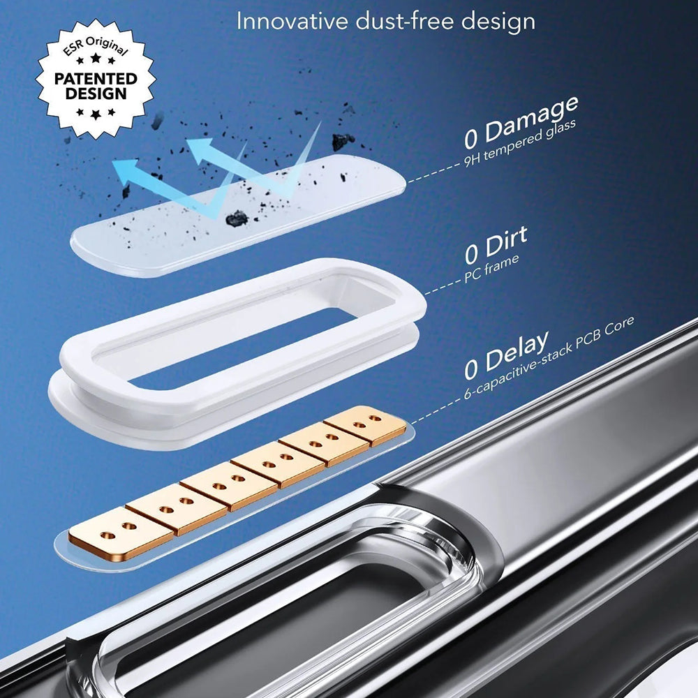 MagSafe tok Apple iPhone 16 Pro Max-hoz, ESR, Classic Hybrid Slide, Szaténfekete