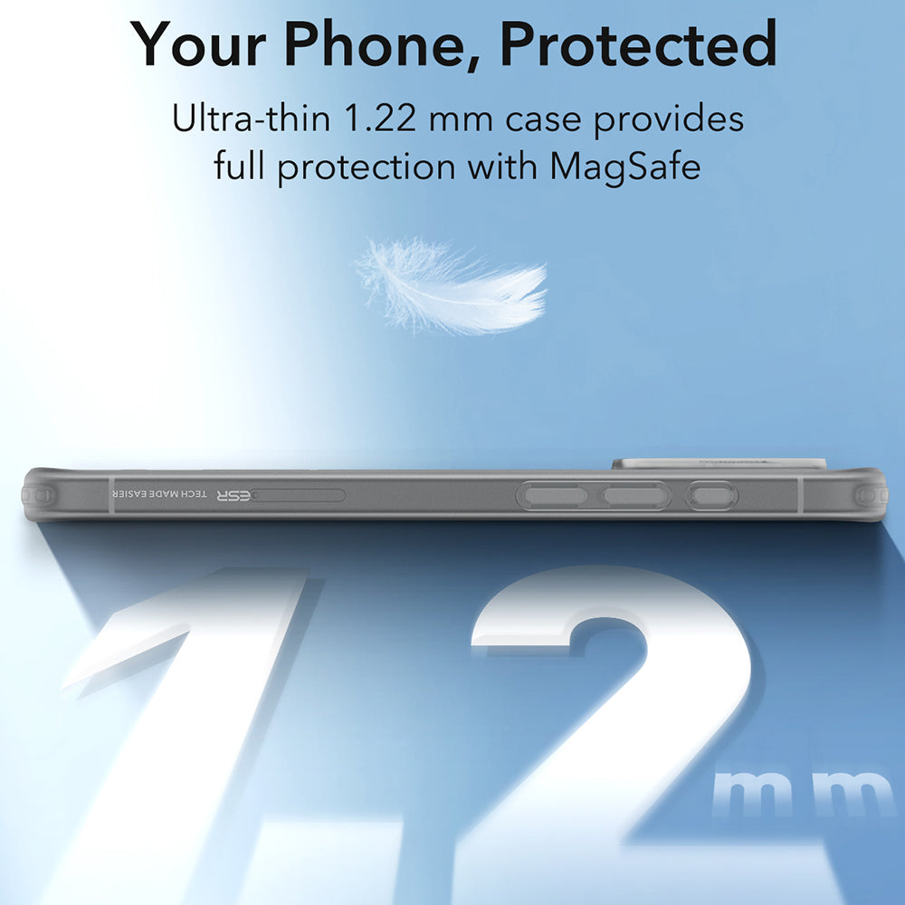 MagSafe tok Apple iPhone 16 Pro Max-hoz, ESR, Zero, Szatén Szürke