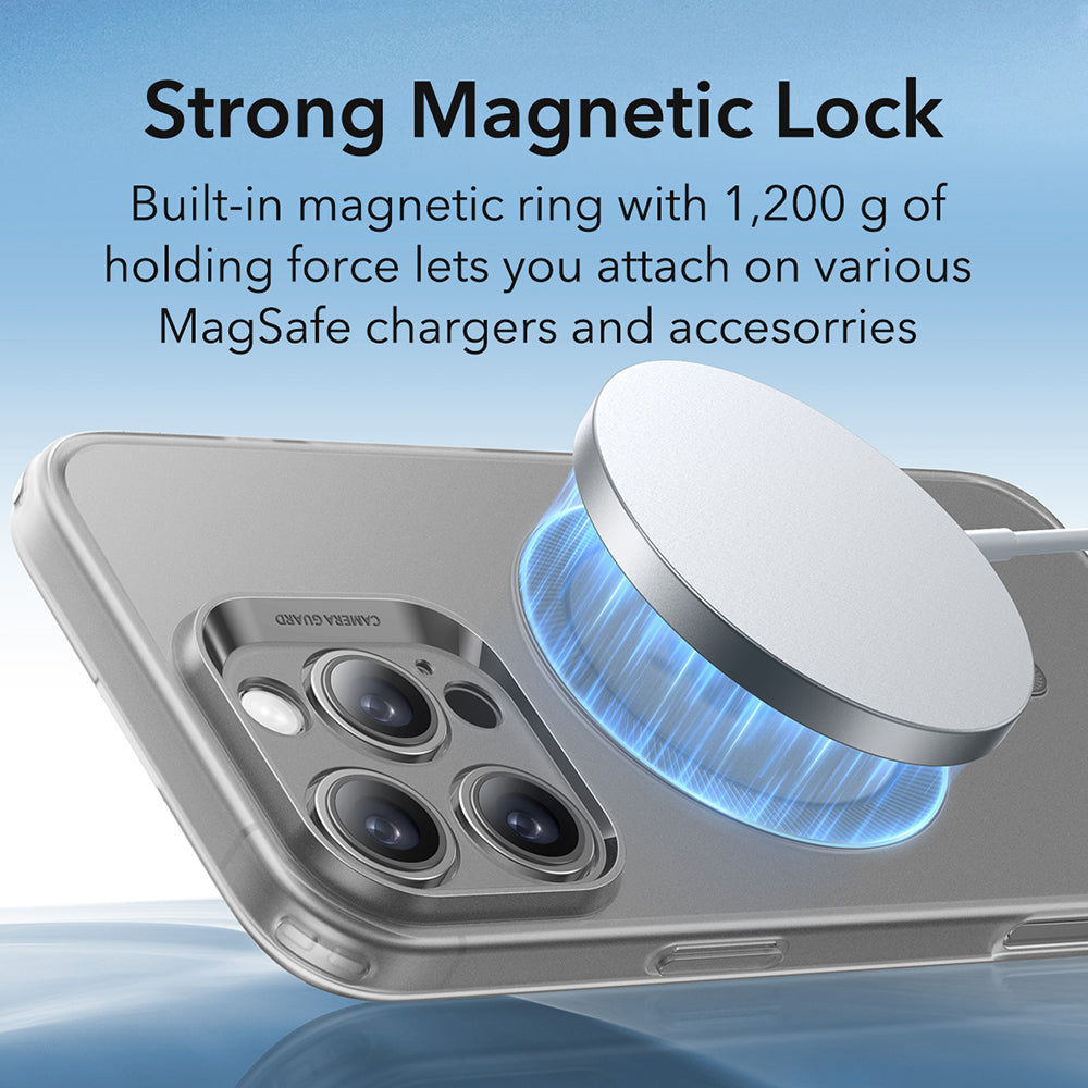 MagSafe tok Apple iPhone 16 Pro Max-hoz, ESR, Zero, Szatén Szürke