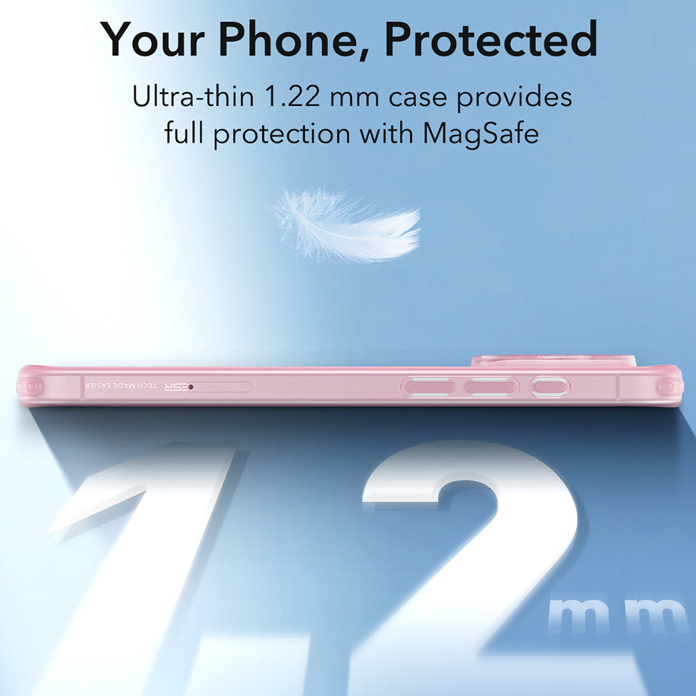 MagSafe tok Apple iPhone 16 Pro Max-hoz, ESR, Zero, Szatén Rózsaszín