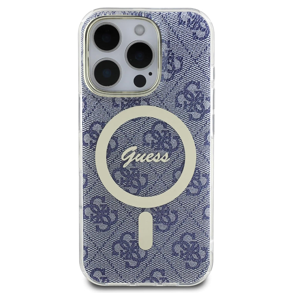 MagSafe tok Apple iPhone 16 Pro Max-hoz, Guess, IML 4G, Kék