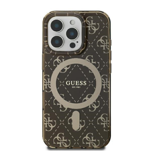 MagSafe tok Apple iPhone 16 Pro Max-hoz, Guess, IML 4G háttér, barna