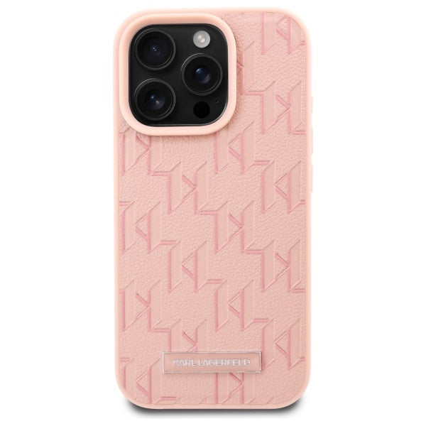 MagSafe tok Apple iPhone 16 Pro Max-hoz, Karl Lagerfeld, Hot Stamp, Rózsaszín