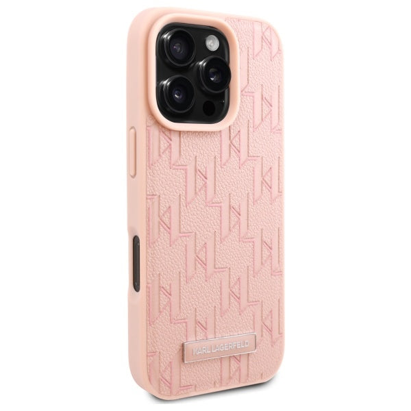 MagSafe tok Apple iPhone 16 Pro Max-hoz, Karl Lagerfeld, Hot Stamp, Rózsaszín