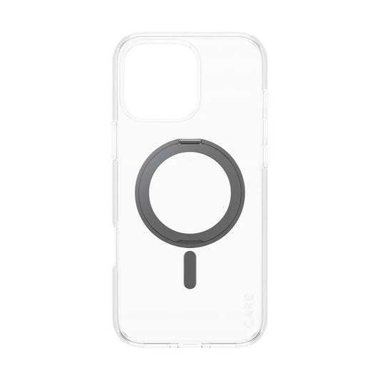 MagSafe tok Apple iPhone 16 Pro Max-hoz, PanzerGlass, Állványos funkció, Átlátszó Fekete