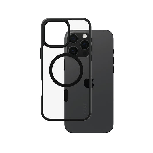 MagSafe tok Apple iPhone 16 Pro Max-hoz, PanzerGlass, Care Urban Combat, Átlátszó Fekete