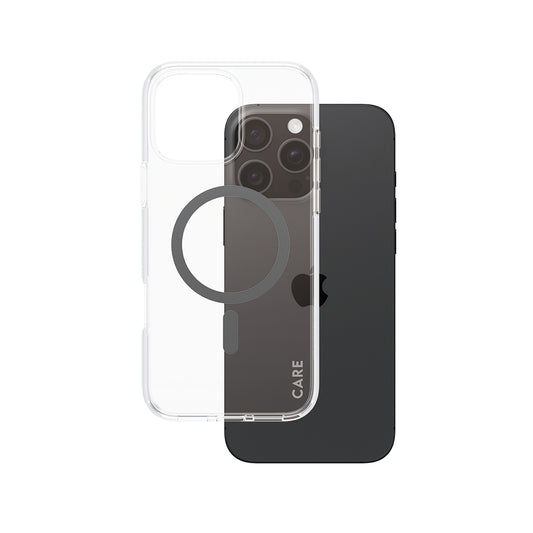MagSafe tok Apple iPhone 16 Pro Max-hoz, PanzerGlass, Care Urban Combat, Fekete Átlátszó