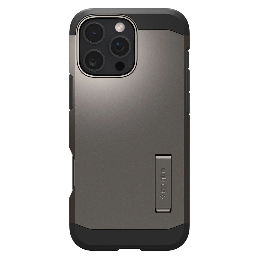 MagSafe Case for Apple iPhone 16 Pro Max, Spigen, Tough Armor, Gray ACS08012
