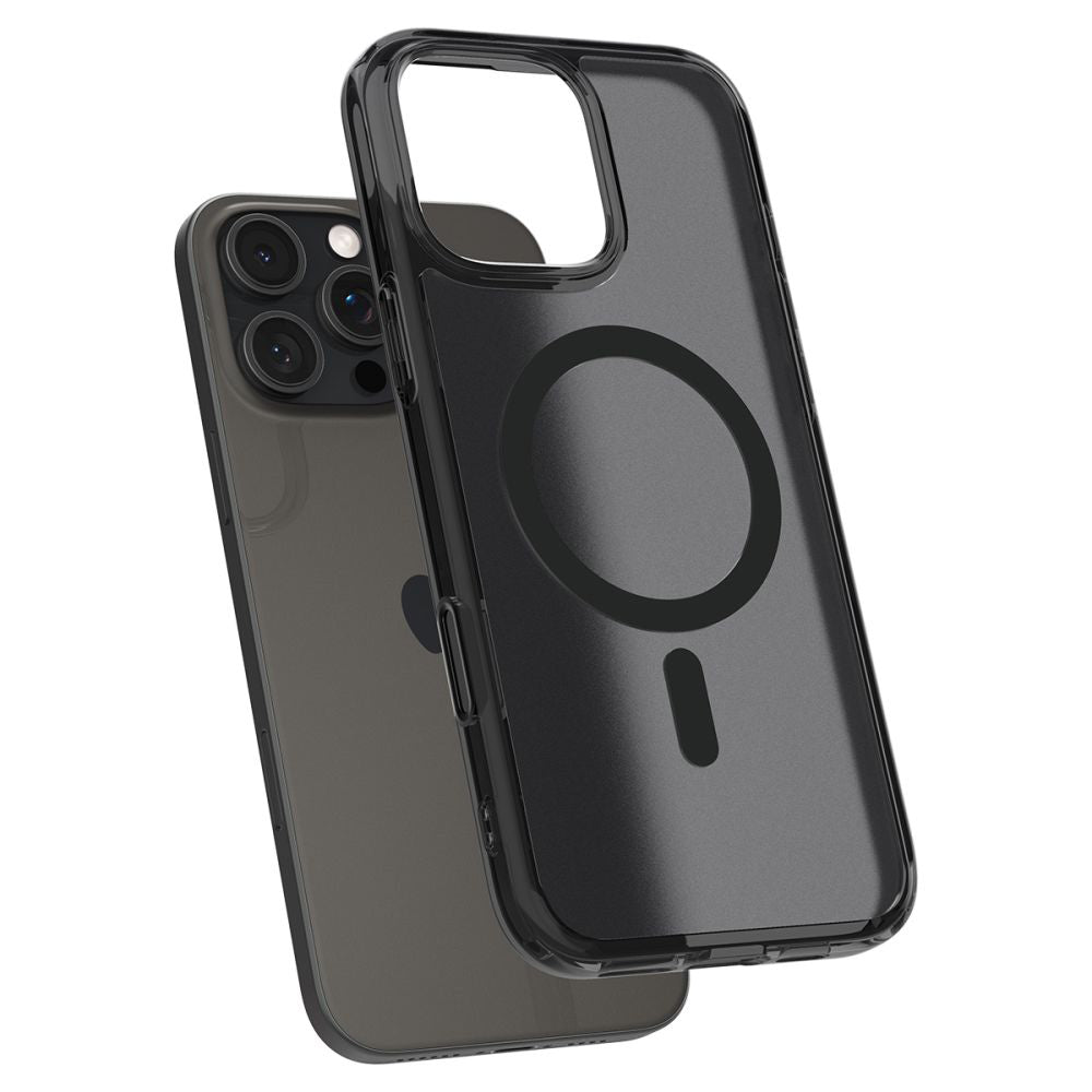 MagSafe Case for Apple iPhone 16 Pro Max, Spigen, Ultra Hybrid T, Satin Black ACS08507