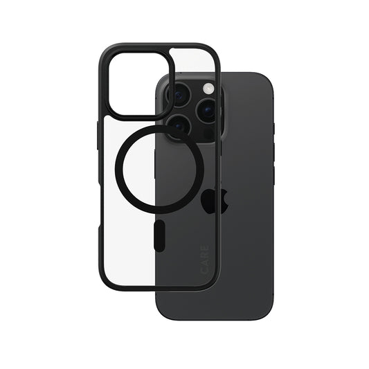 MagSafe tok Apple iPhone 16 Pro-hoz, PanzerGlass, Care Urban Combat, Átlátszó Fekete