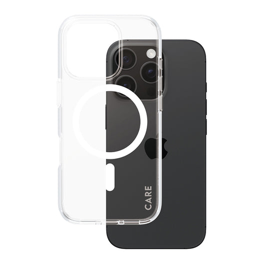 MagSafe tok Apple iPhone 16 Pro-hoz, PanzerGlass, Care Urban Combat, Átlátszó Fehér