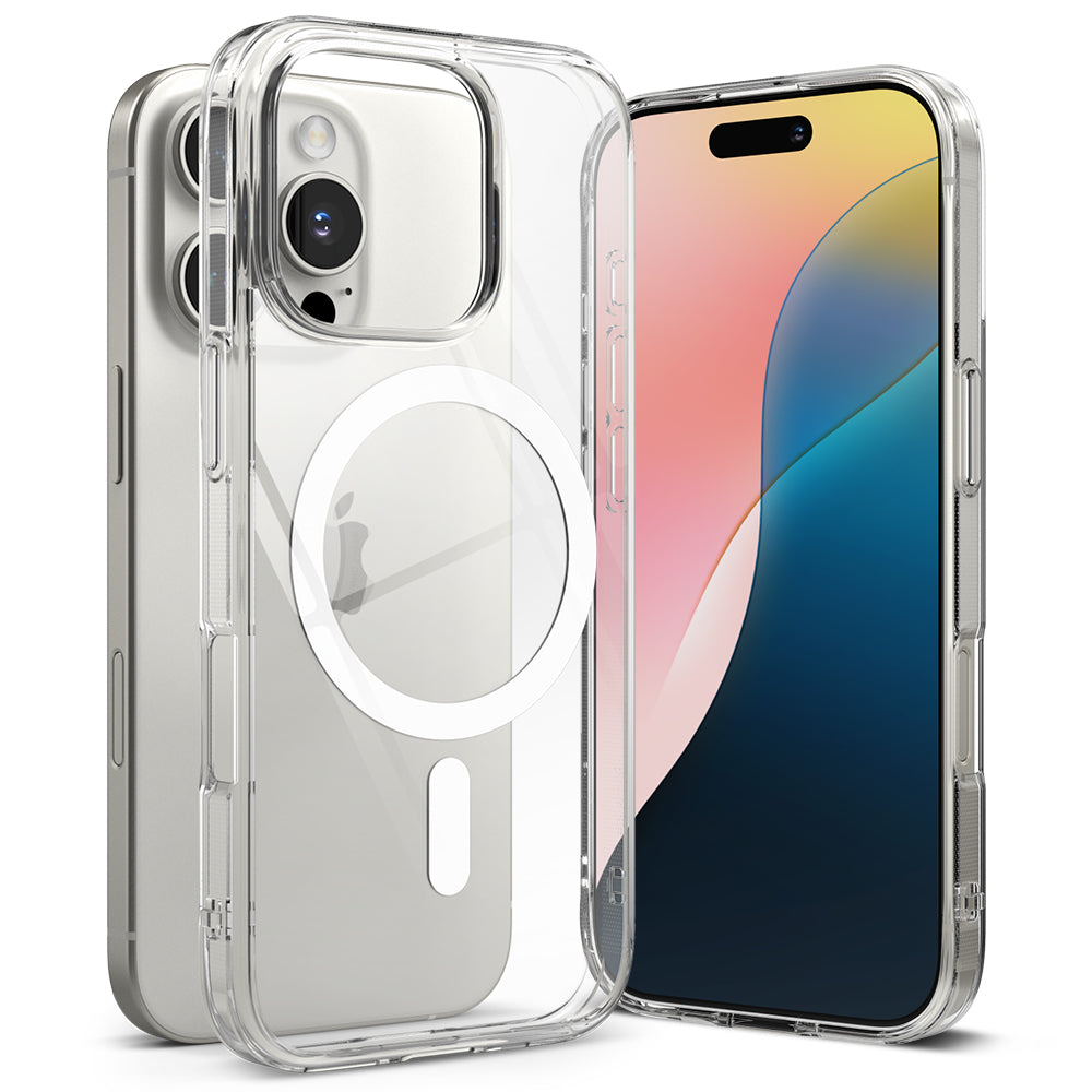 MagSafe tok Apple iPhone 16 Pro-hoz, Ringke, Fusion, Átlátszó