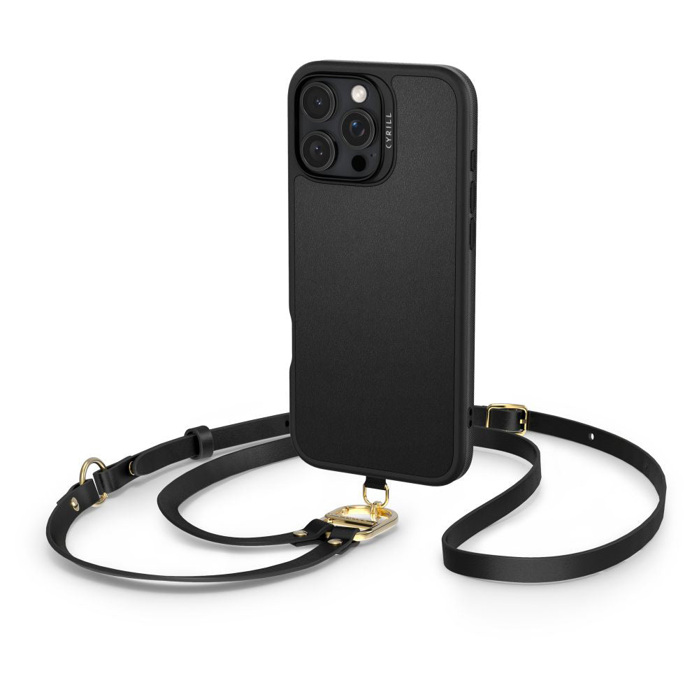 MagSafe tok Apple iPhone 16 Pro-hoz, Spigen, Cyrill Kajuk Classic Charm, Fekete