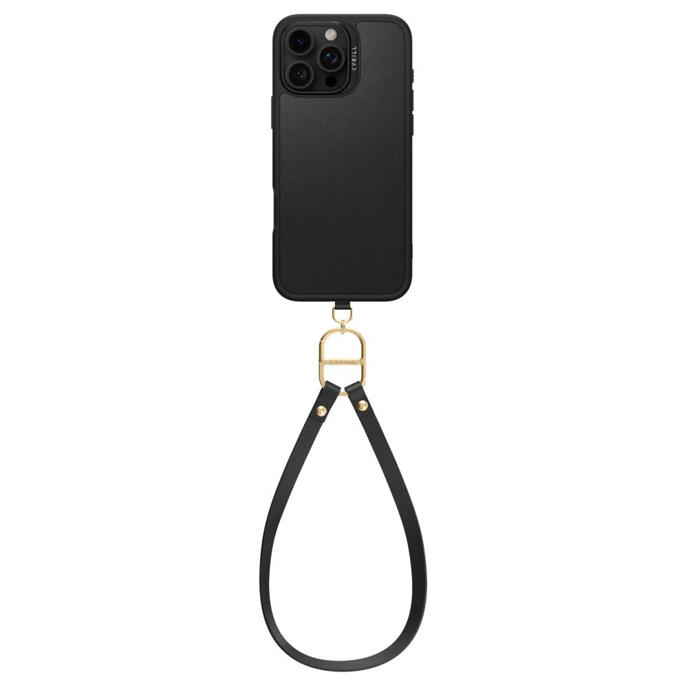 MagSafe tok Apple iPhone 16 Pro-hoz, Spigen, Cyrill Kajuk Classic Charm, Fekete