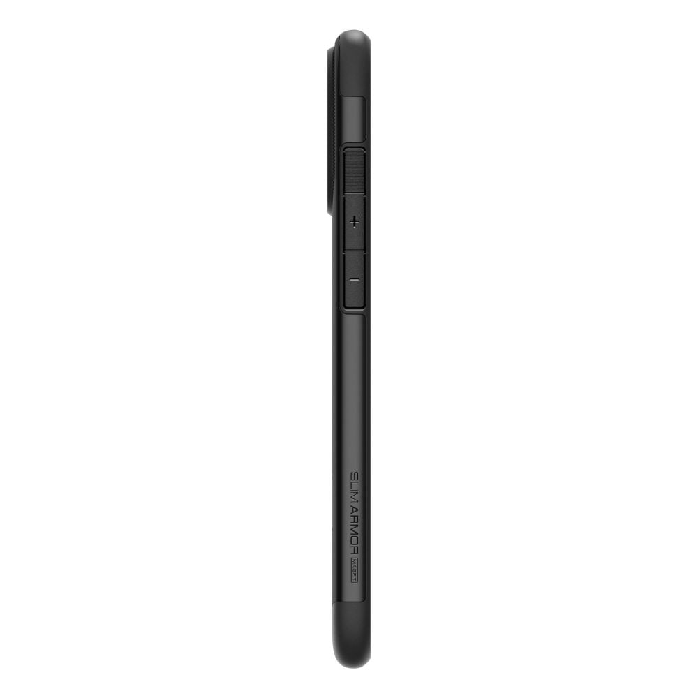 MagSafe tok Apple iPhone 16 Pro-hoz, Spigen, Slim Armor, Fekete ACS08164