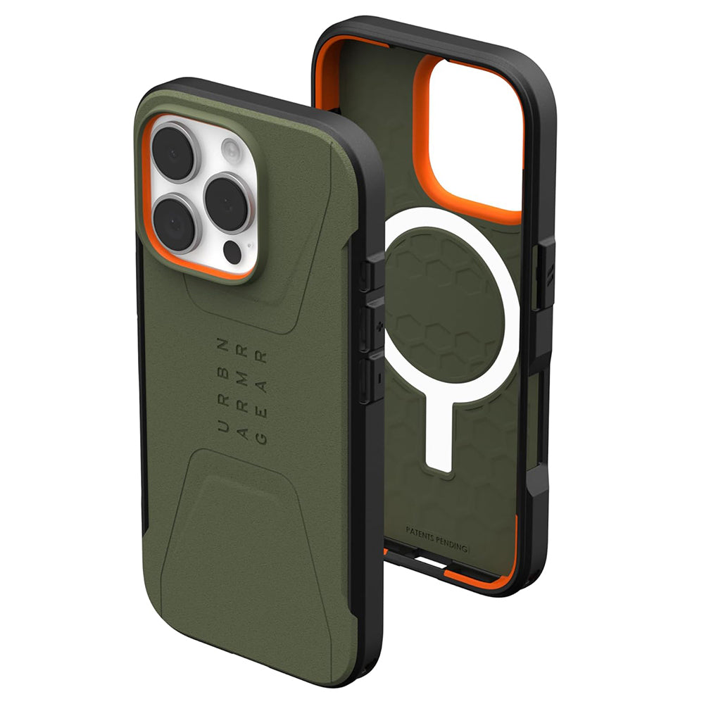 MagSafe tok Apple iPhone 16 Pro-hoz, Urban Armor Gear, Civilian, Zöld