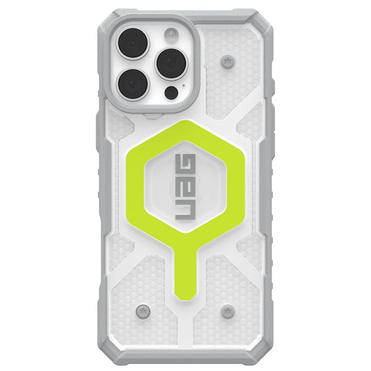 MagSafe tok Apple iPhone 16 Pro-hoz, Urban Armor Gear, Pathfinder Clear, Zöld