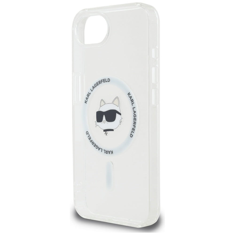 MagSafe tok Apple iPhone 17e / 16e készülékhez, Karl Lagerfeld, IML Choupette's Head, Fehér