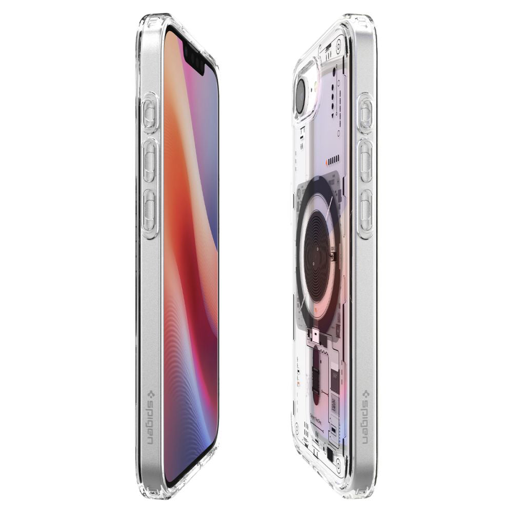 MagSafe tok Apple iPhone 17e / 16e készülékhez, Spigen, Ultra Hybrid Neo One, Átlátszó