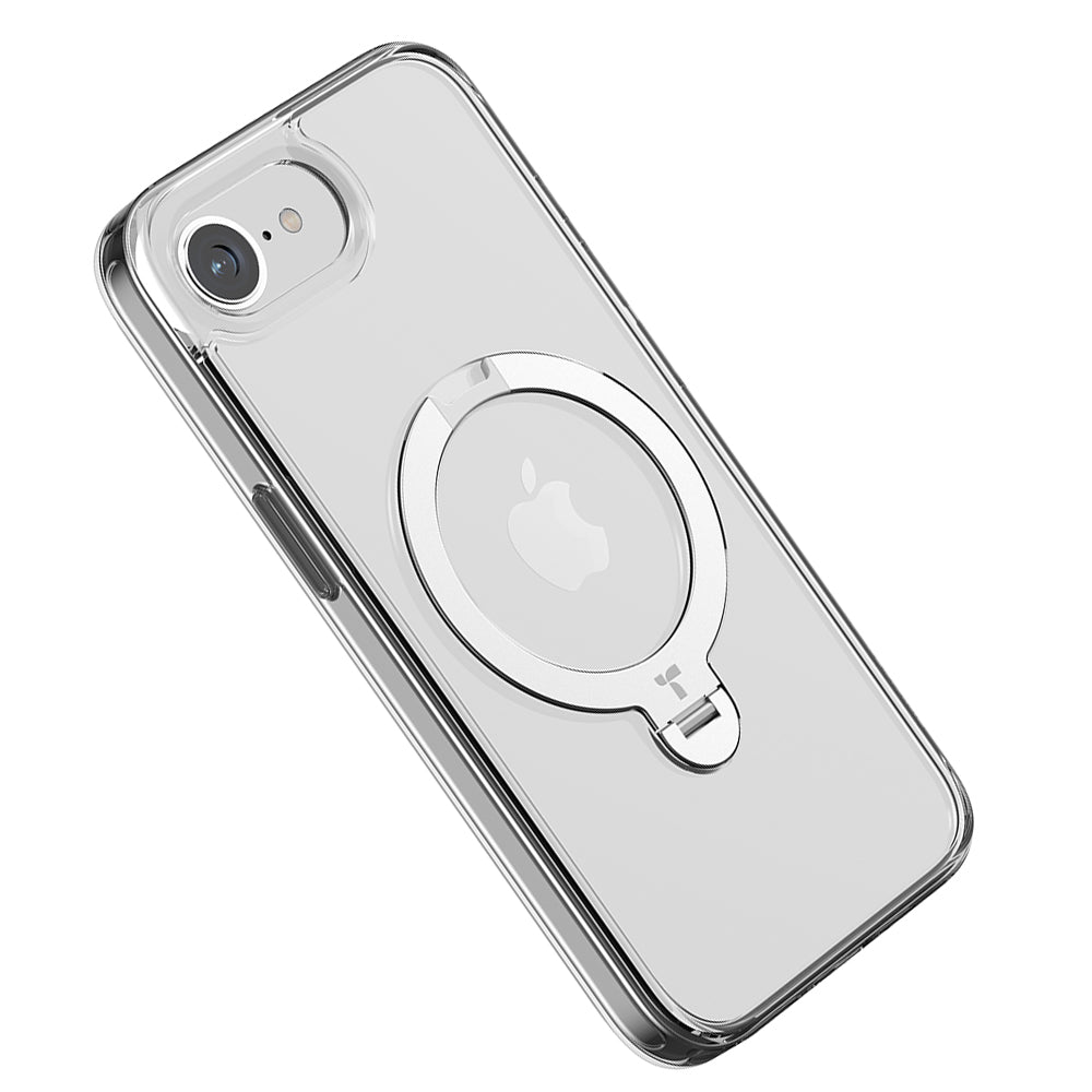 MagSafe tok Apple iPhone 17e / 16e készülékhez, Torras, Ostand Spin, Átlátszó