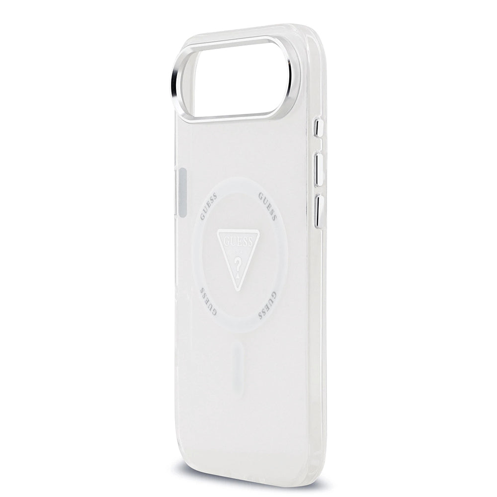 MagSafe tok Apple iPhone 17 Air-hez, Guess, IML Gradient Triangle Logo, Átlátszó