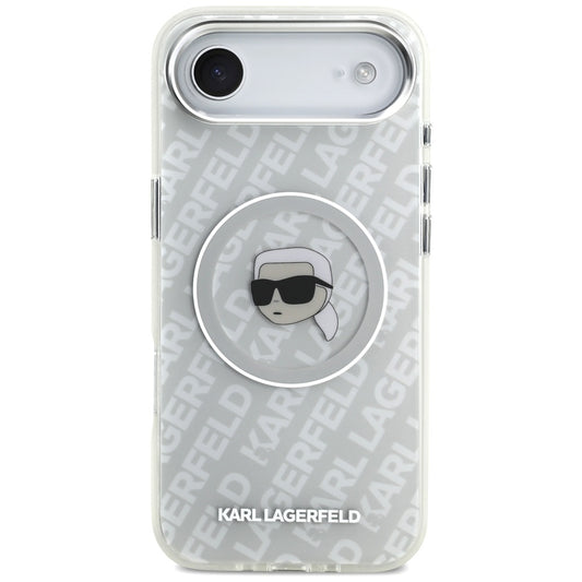 MagSafe tok Apple iPhone 17 Air-hez, Karl Lagerfeld, IML Karl`s Head, Szürke