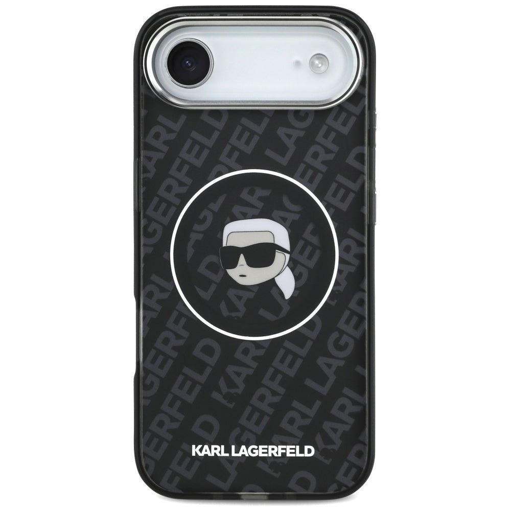 MagSafe tok Apple iPhone 17 Air-hez, Karl Lagerfeld, IML Karl`s Head, Fekete