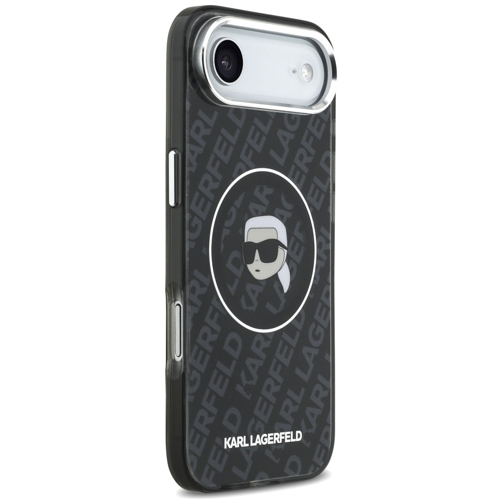 MagSafe tok Apple iPhone 17 Air-hez, Karl Lagerfeld, IML Karl`s Head, Fekete