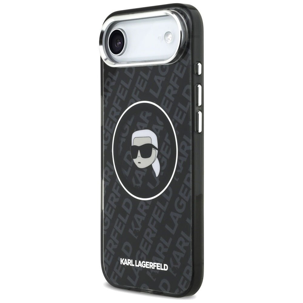 MagSafe tok Apple iPhone 17 Air-hez, Karl Lagerfeld, IML Karl`s Head, Fekete