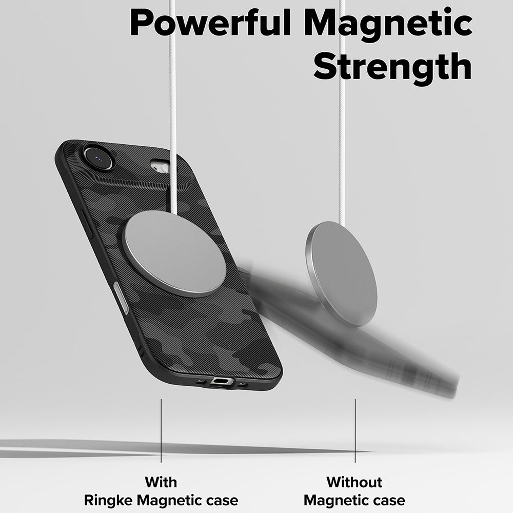 MagSafe tok Apple iPhone 17 Air-hez, Ringke, Onyx, Álcázás