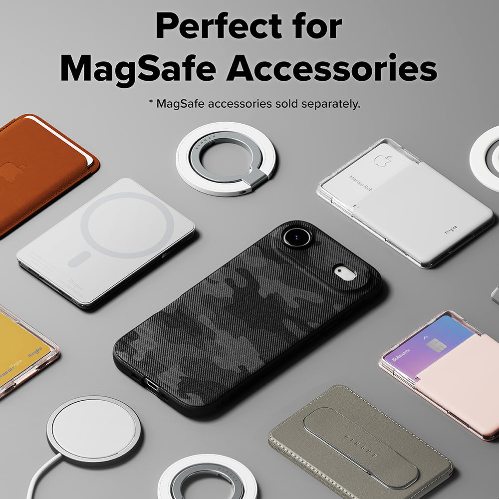 MagSafe tok Apple iPhone 17 Air-hez, Ringke, Onyx, Álcázás
