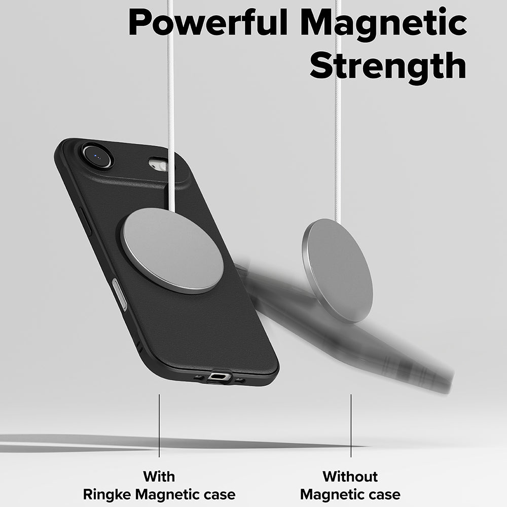 MagSafe tok Apple iPhone 17 Air-hez, Ringke, Onyx, Fekete