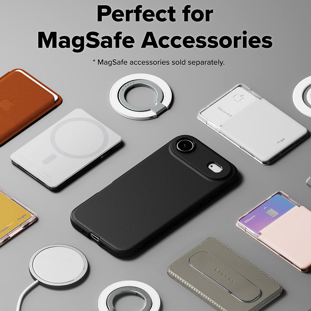 MagSafe tok Apple iPhone 17 Air-hez, Ringke, Onyx, Fekete