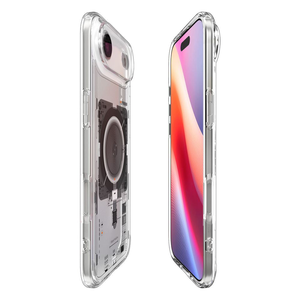 MagSafe tok Apple iPhone 17 Air-hez, Spigen, Ultra Hybrid Neo One, Átlátszó ACS10321