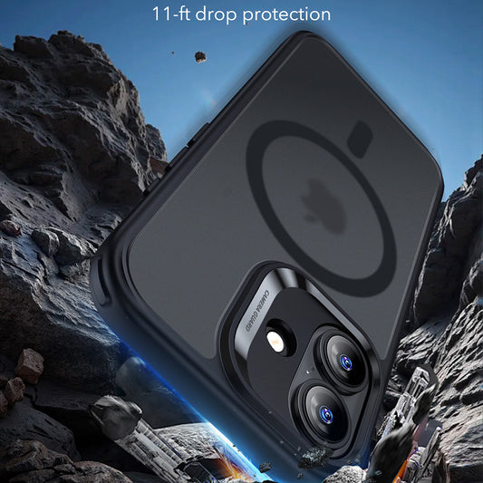 MagSafe tok Apple iPhone 17-hez, ESR, Classic Hybrid, Szatén Fekete