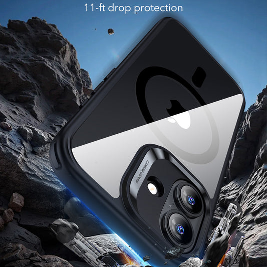 MagSafe tok Apple iPhone 17-hez, ESR, Classic Hybrid, Átlátszó Fekete