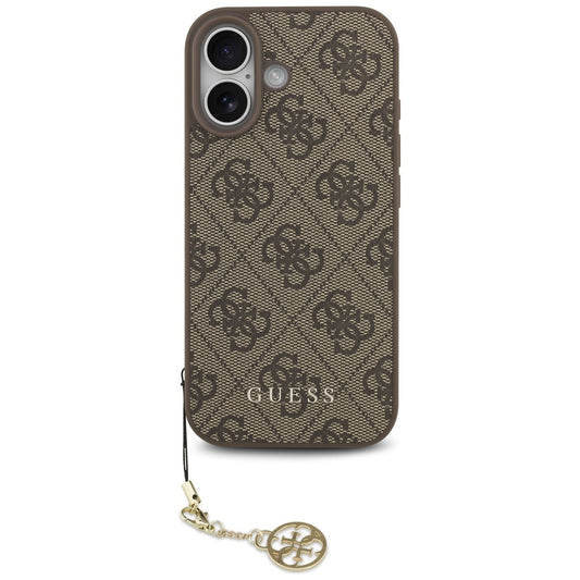 MagSafe tok Apple iPhone 17-hez, Guess, 4G Charm Cradle, Barna