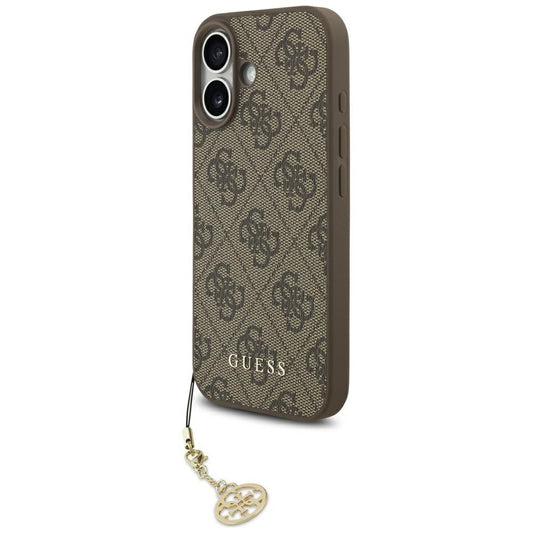 MagSafe tok Apple iPhone 17-hez, Guess, 4G Charm Cradle, Barna