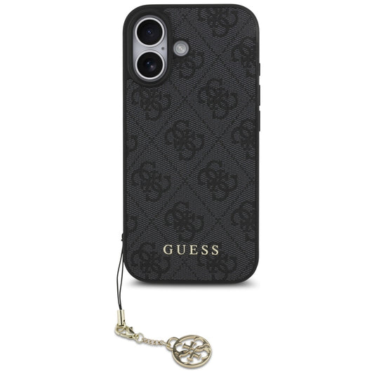 MagSafe tok Apple iPhone 17-hez, Guess, 4G Charm Cradle, Fekete
